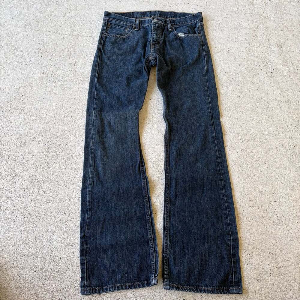 Levi's 527 Bootcut Dark Wash Denim Jeans W33 L34